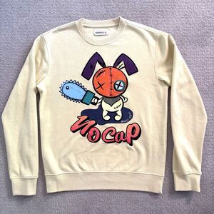 Kindred No Cap Sz M Embroidered Graphic Sweatshirt Rabbit Streetwear Urban Edgy